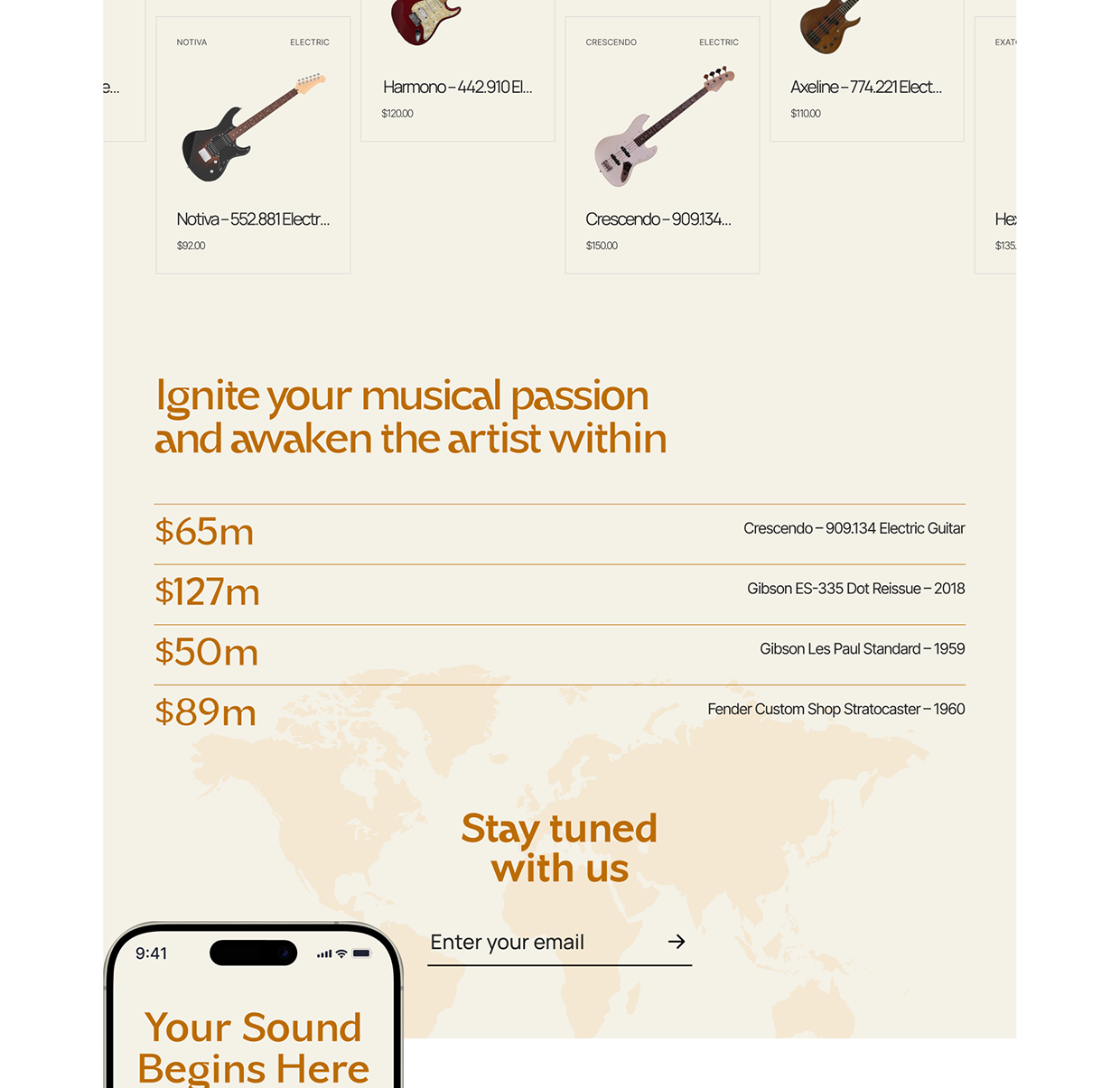 Electrica | E-commerce Guitar Shop UI/UX Design Image 13