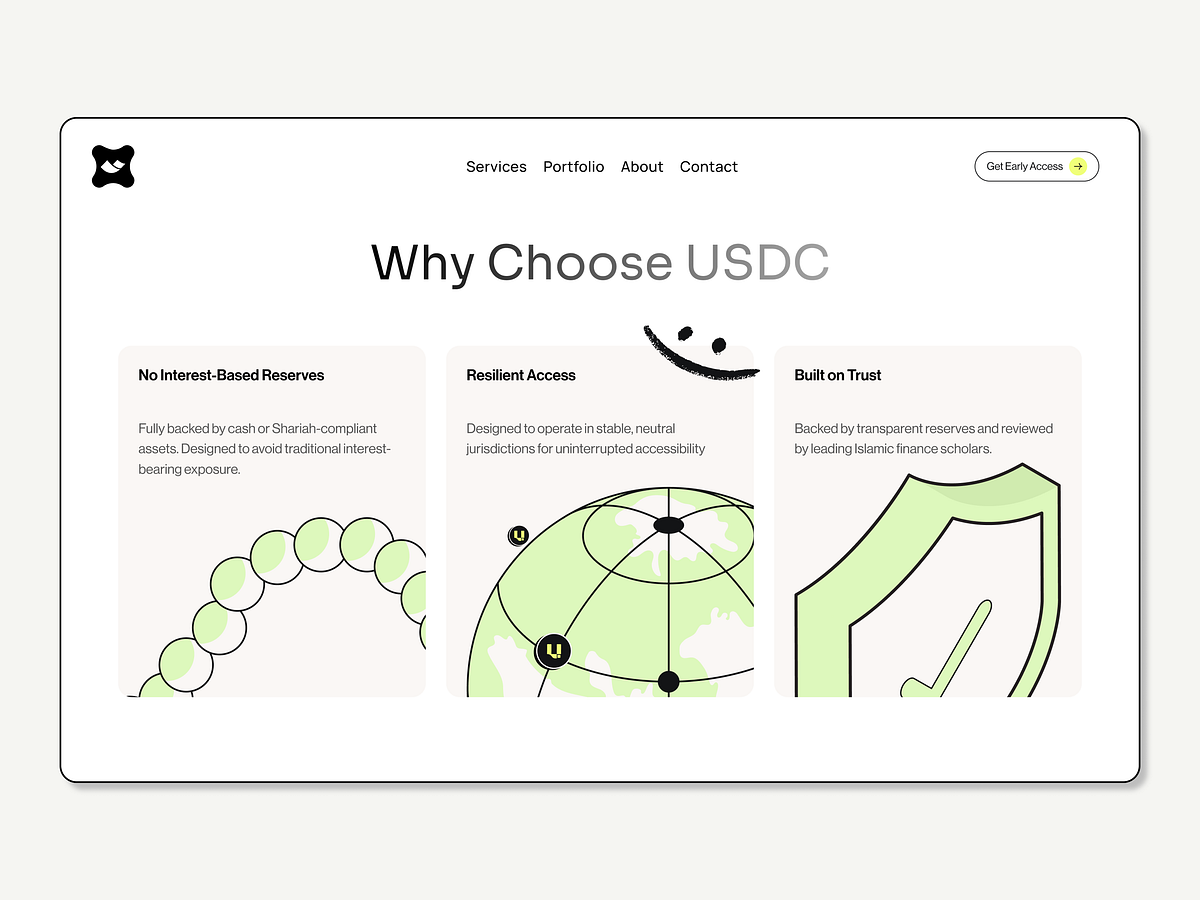 Fintech Platform — Why choose us section UI Image 0