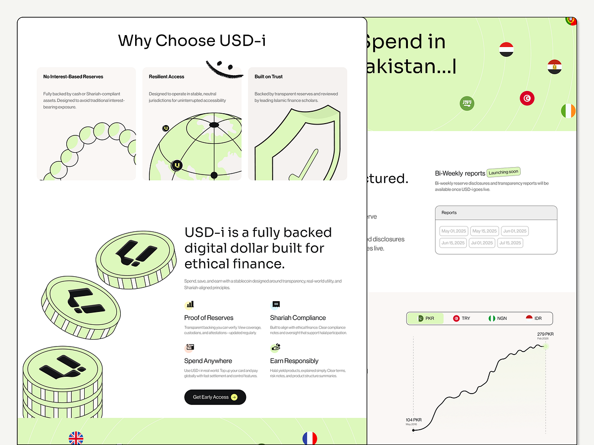 Landing Page UI — Fintech Website Concept Image 0