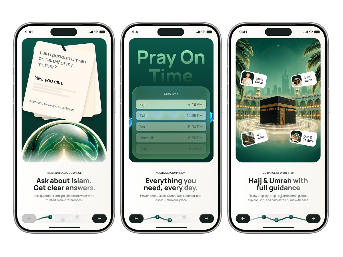Islamic App-Onboarding Screens