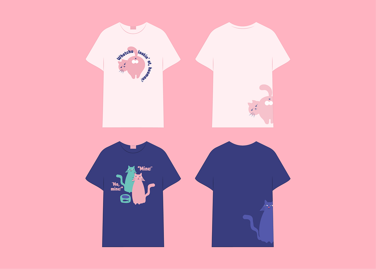 A playful flat vector cat collection designed for versatile prod Image 2