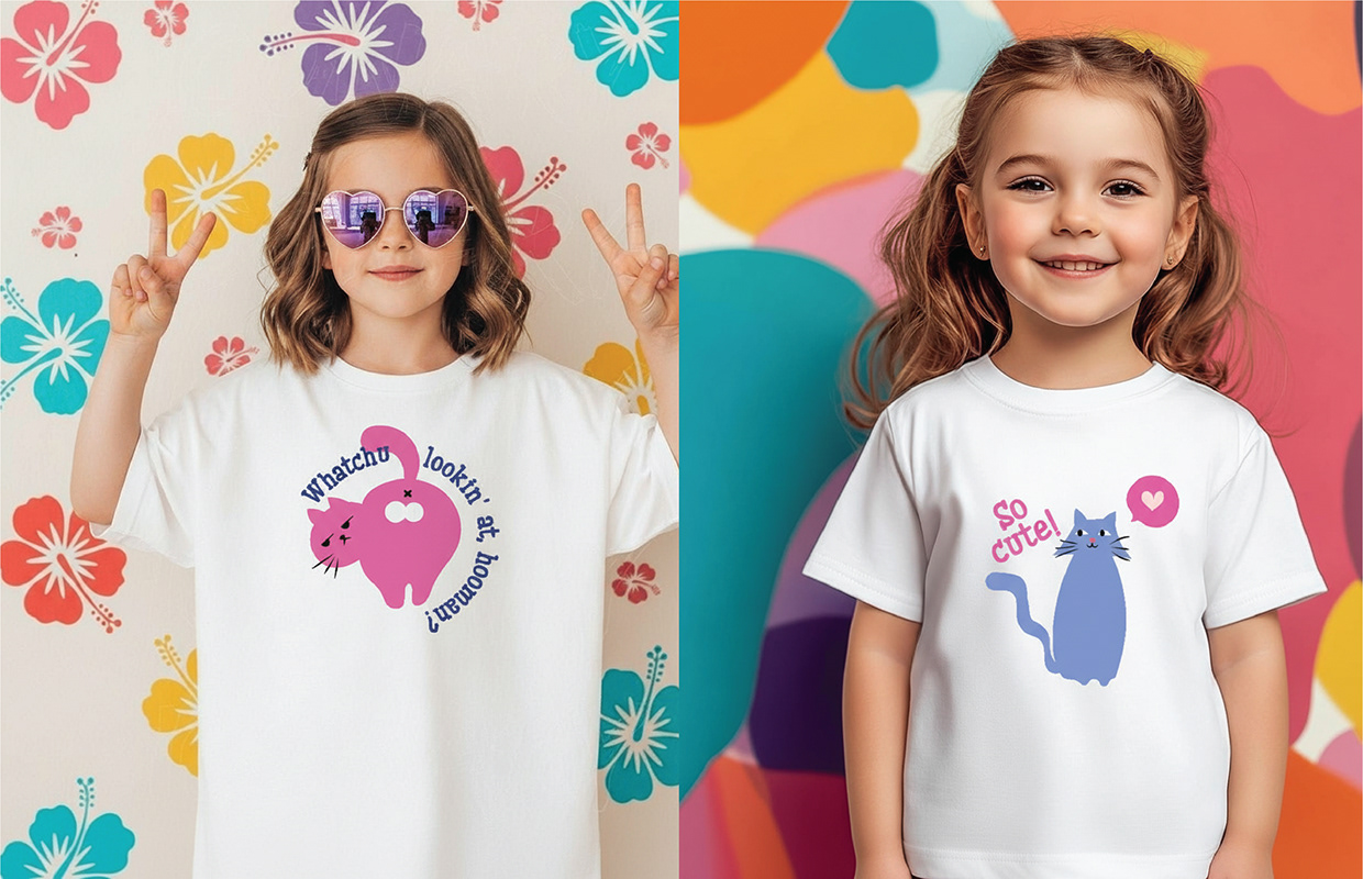 Funny Cat Vector Art Bundle – Flat Illustrations Image 9