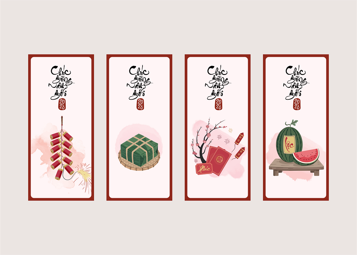 Vietnamese Lunar New Year Red Envelopes 2026 🧧 Image 1