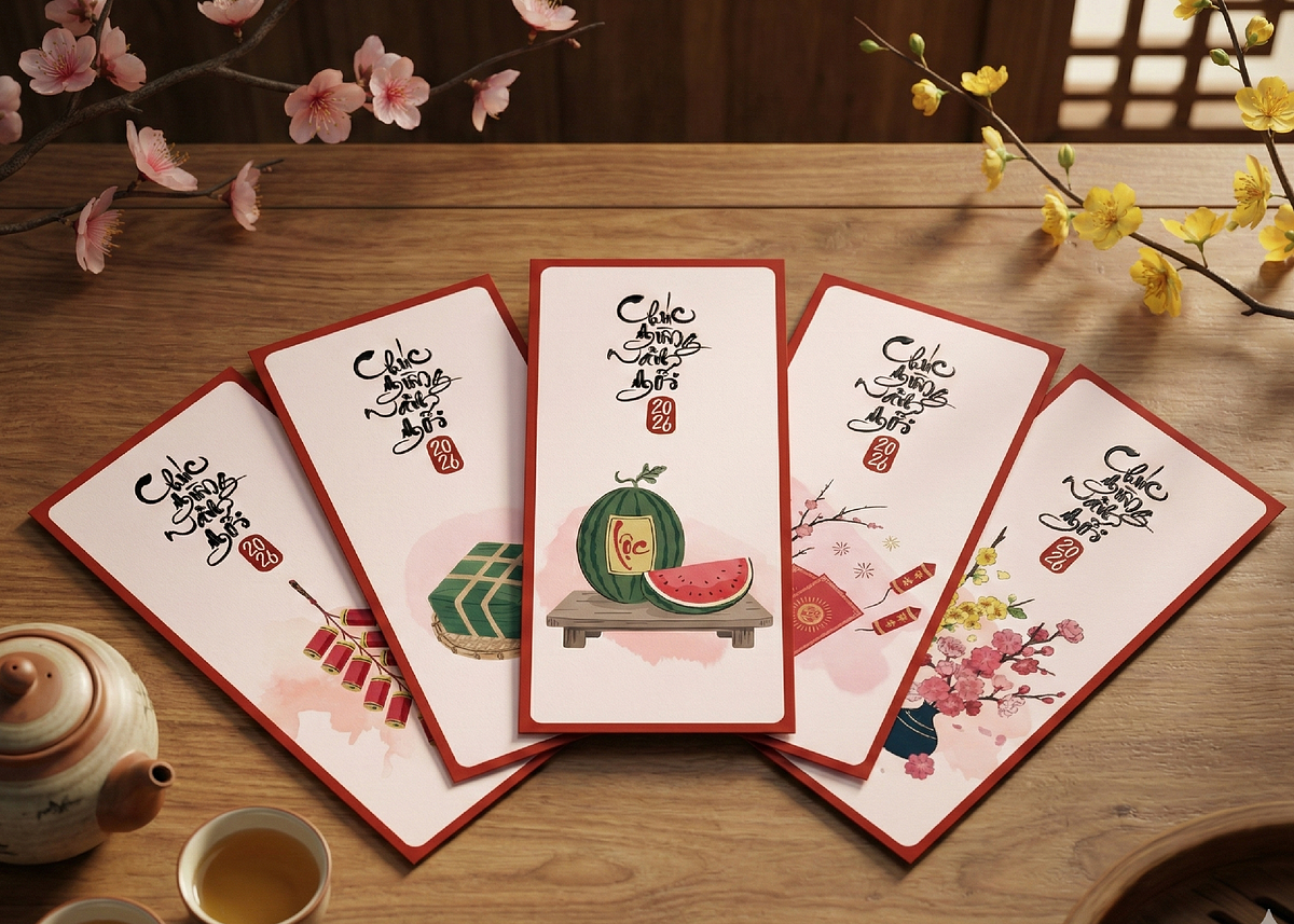 Vietnamese Lunar New Year Red Envelopes 2026 🧧 Image 13