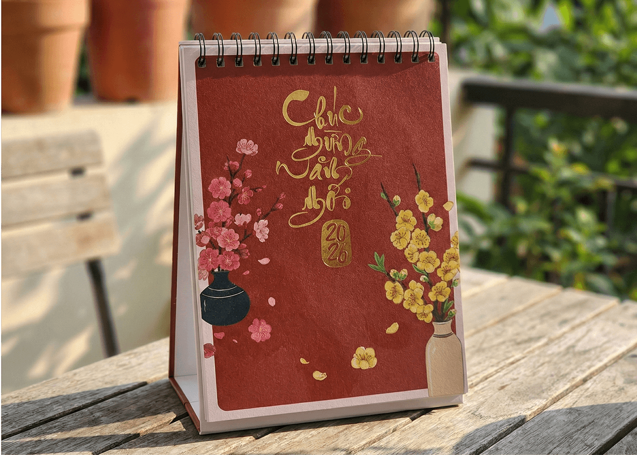 Vietnamese Lunar New Year Desk Calendar 2026 Image 6
