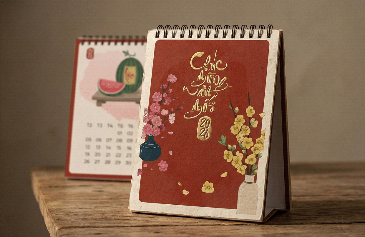 Vietnamese Lunar New Year Desk Calendar 2026 Image 9