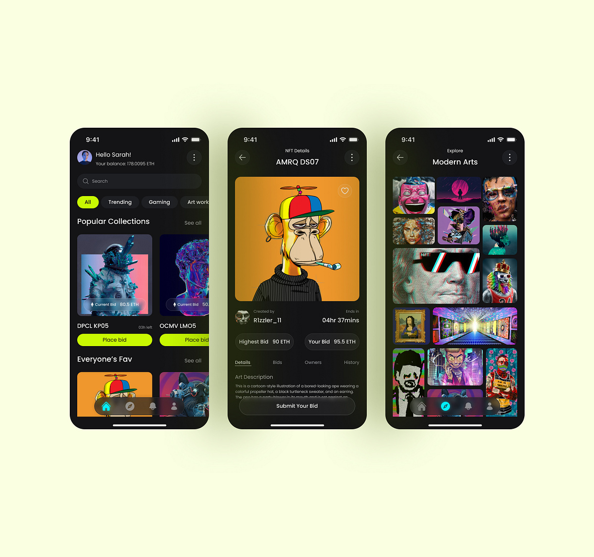 Luminex - NFT Trading Marketplace App