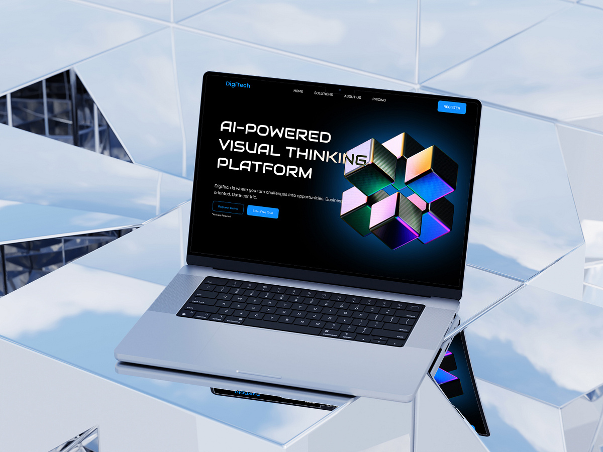 AI-Powered SaaS Platform Hero Section Design Image 2