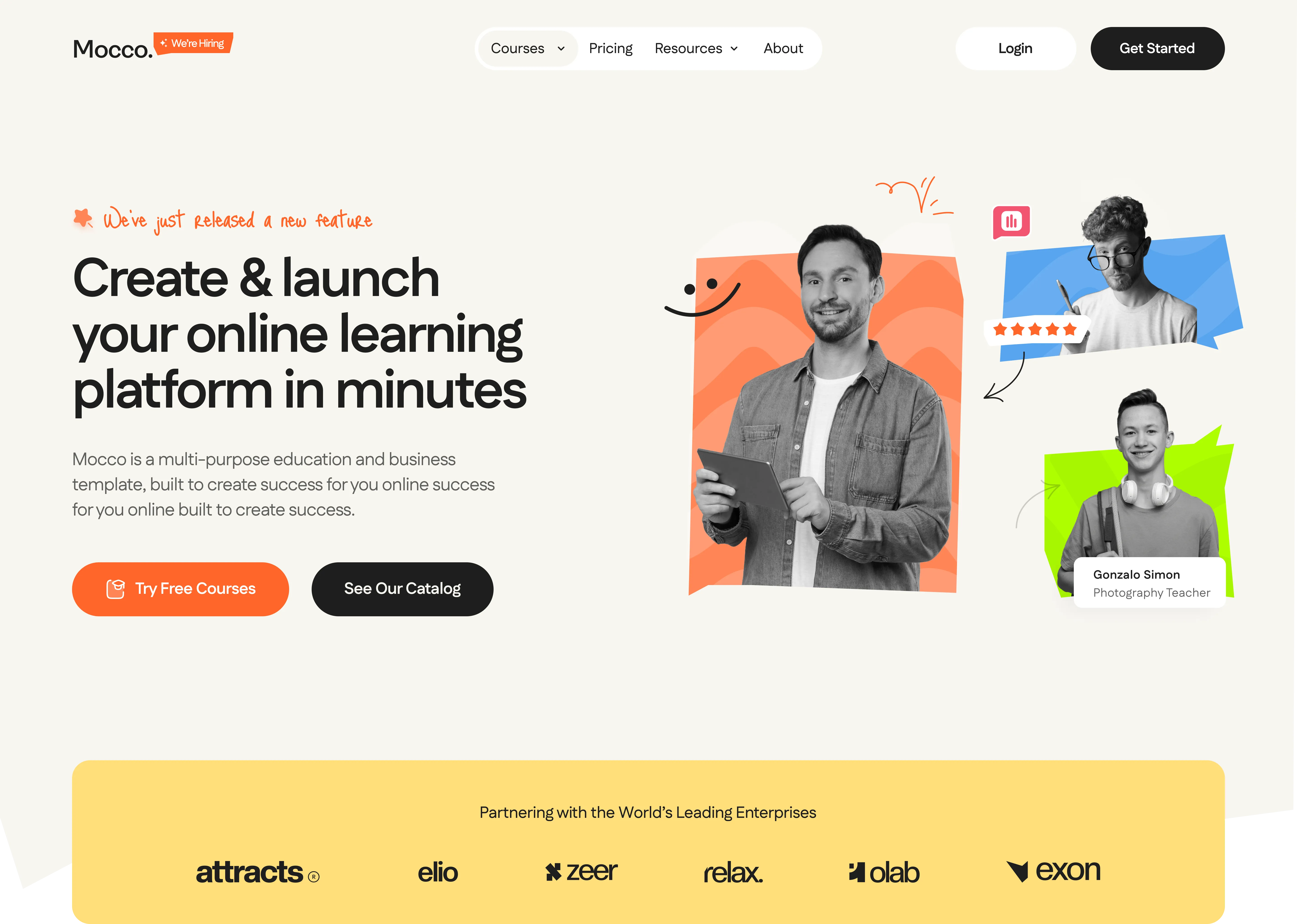 Mocco - Webflow HTML website template