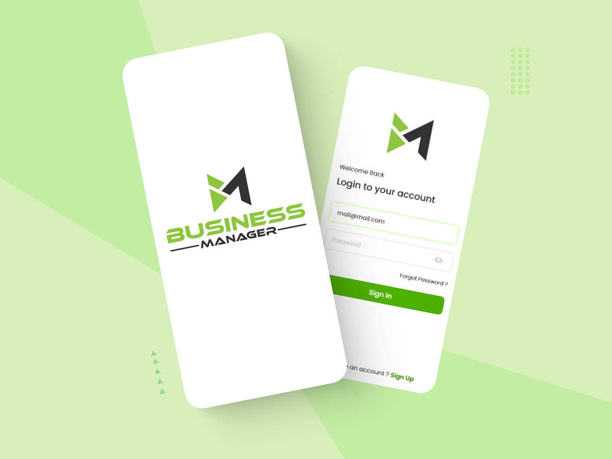 Mobile Apps: Splash and Login Screen Design