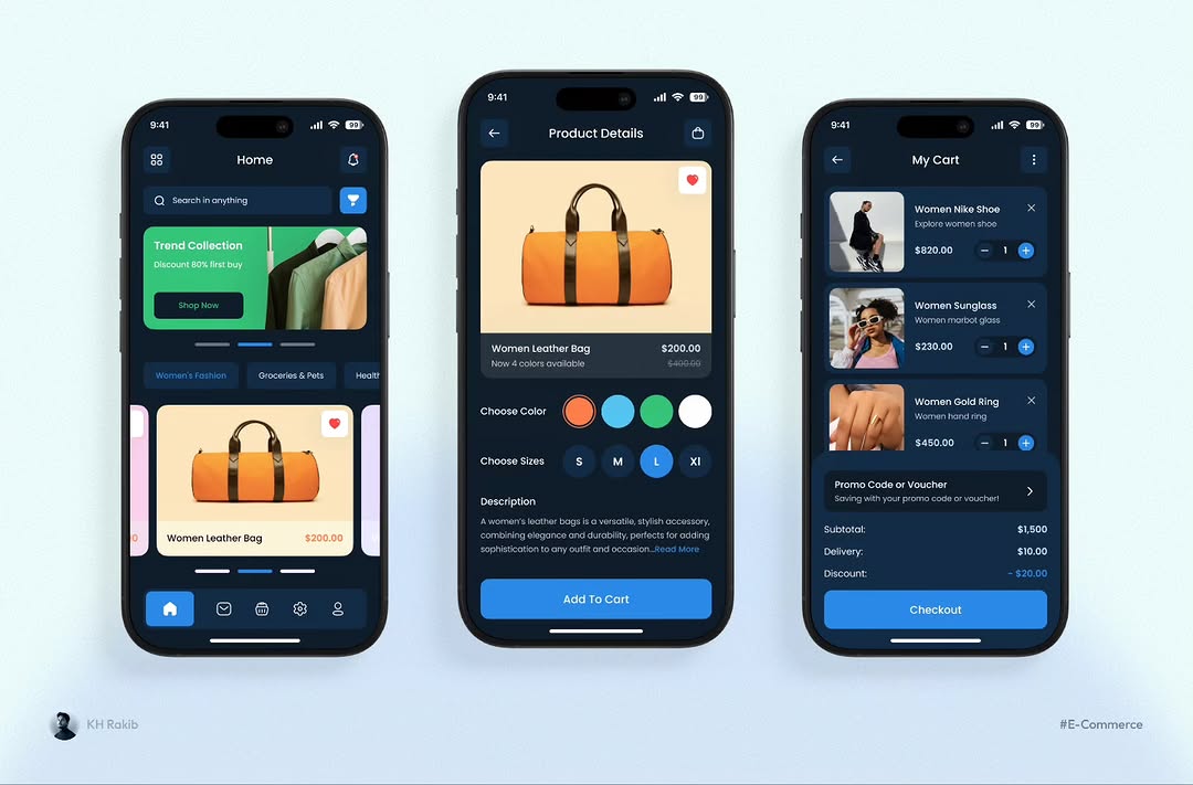 E-Commerce Mobile Application. 