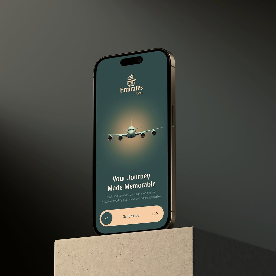 Ticketing App UI/UX Design for Emirates