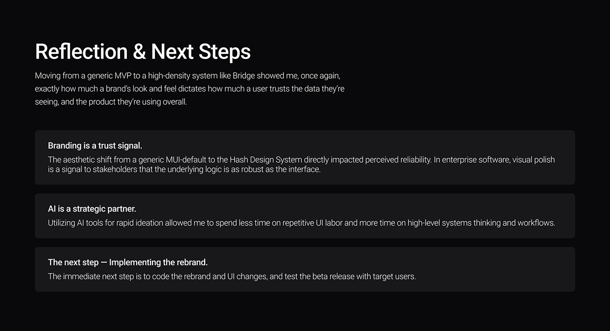 Bridge - Enterprise Blockchain SCM | UI/UX Rebrand Image 14