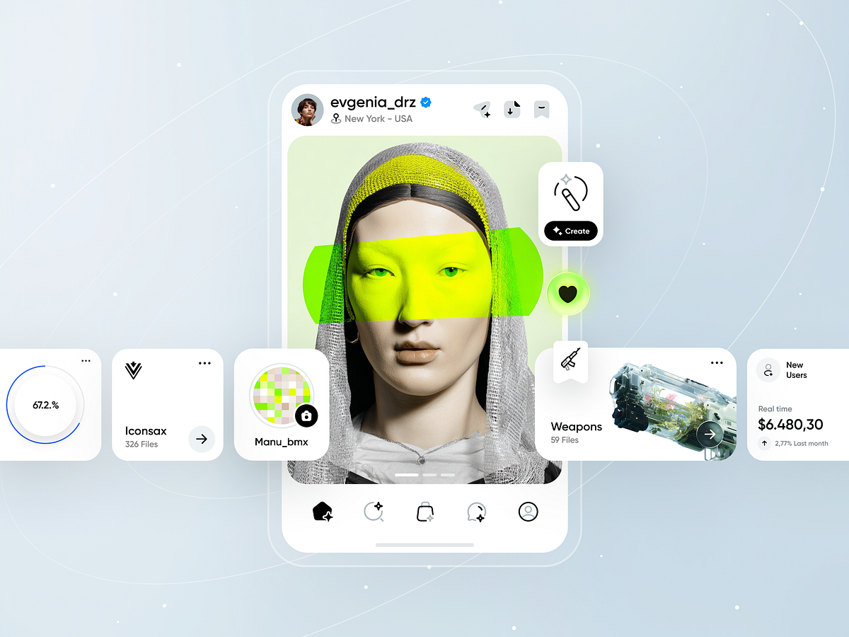 Card UI Vuesax - Iconsax 💎