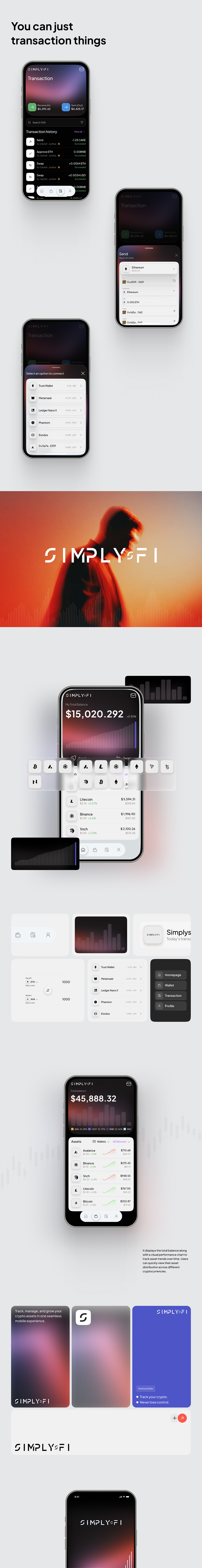 Crypto Wallet Mobile App - UX/UI Design Image 0