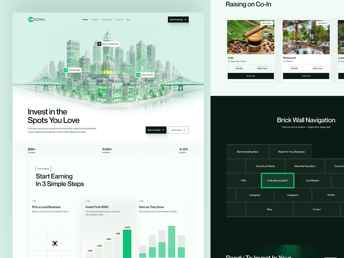 Investment Website Design