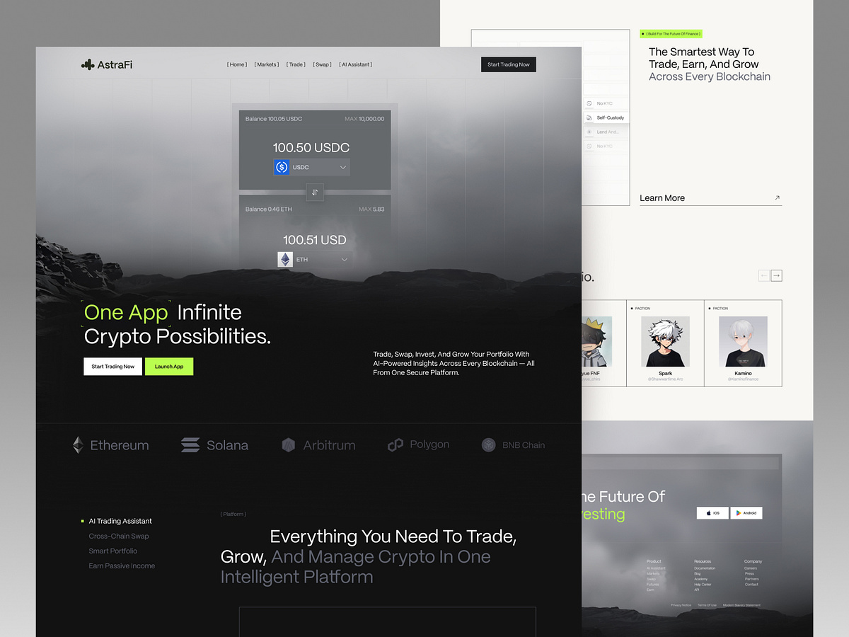 Web3 Fintech Website