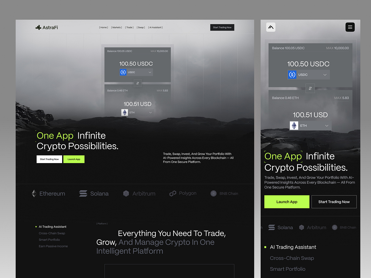 Web3 Fintech Website Image 0