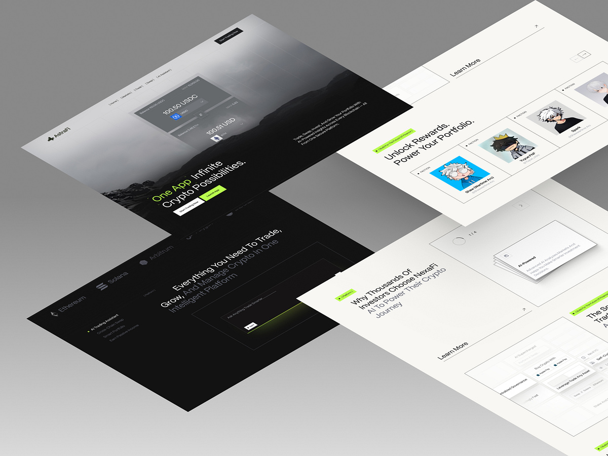 Web3 Fintech Website Image 1