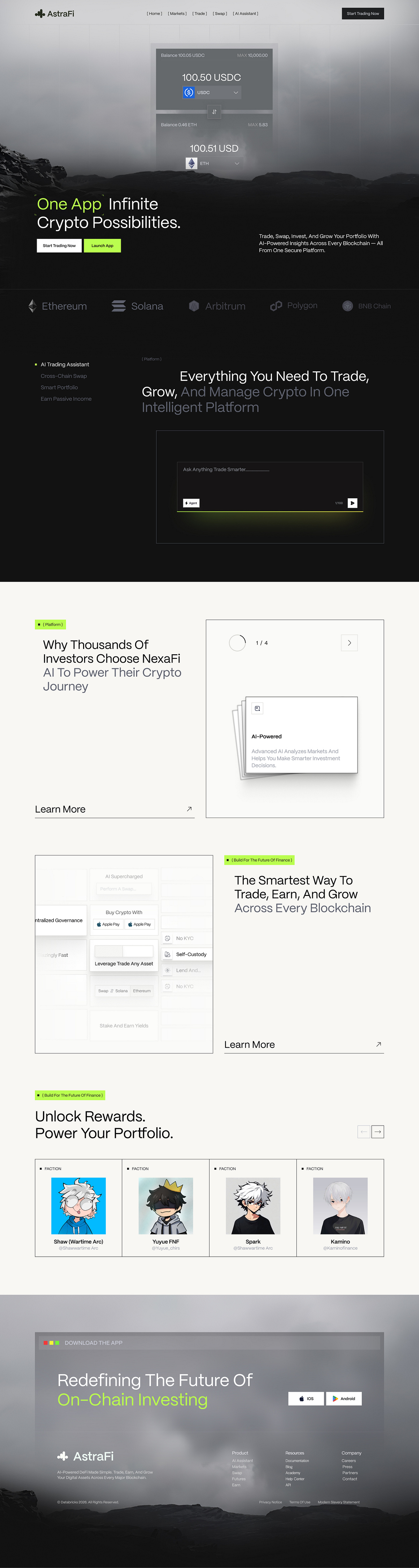 Web3 Fintech Website Image 2