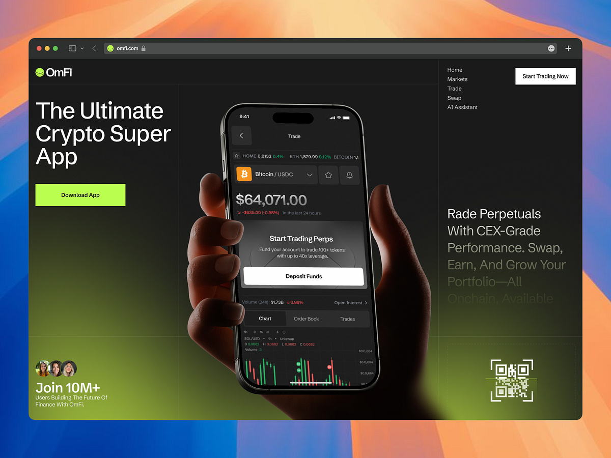 Crypto App Landing Page | Wallet Image 0