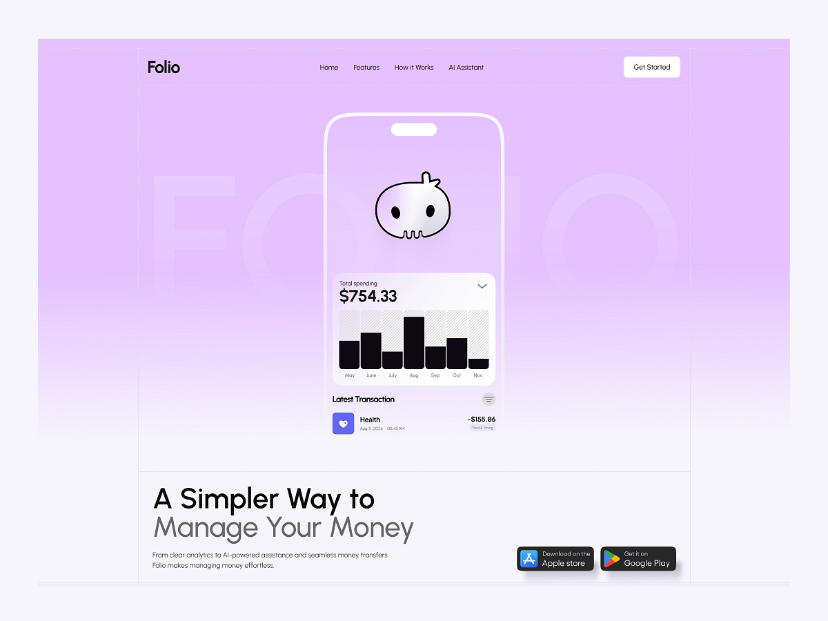 Personal AI Finance Website
