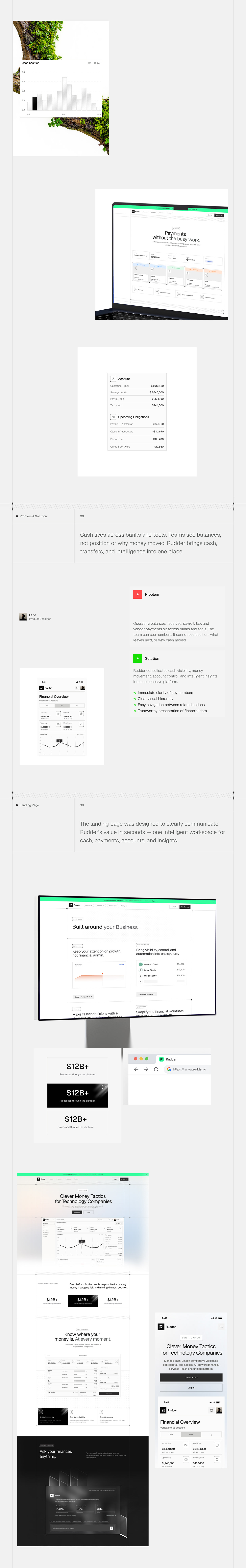 B2B Fintech Dashboard & Website UX/UI Image 1