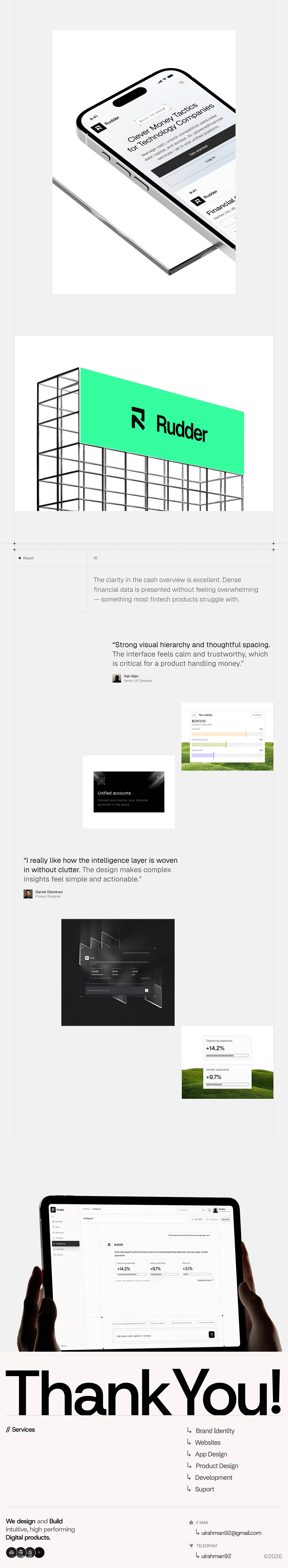 B2B Fintech Dashboard & Website UX/UI Image 2