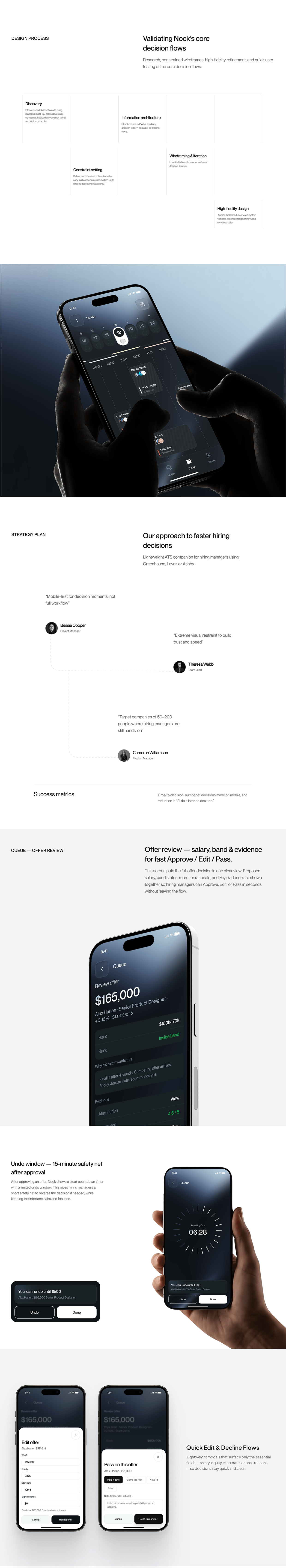 Nock - B2B Hiring & ATS Offer Approval Mobile App UI/UX Image 1