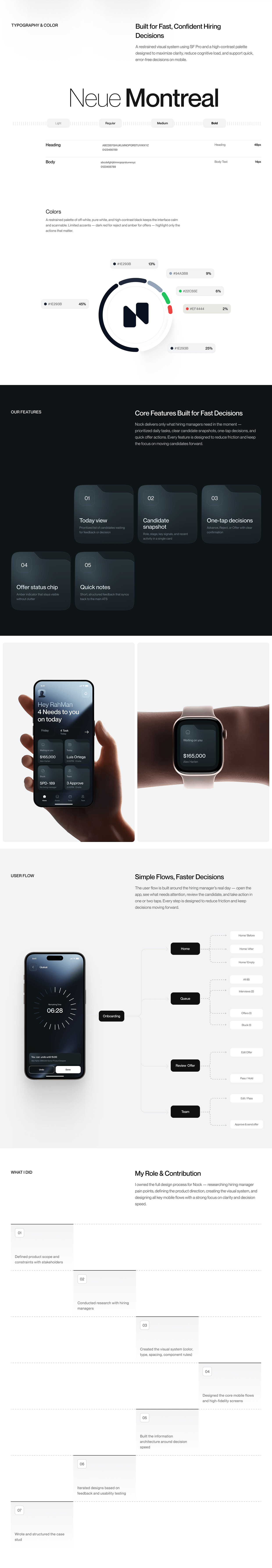 Nock - B2B Hiring & ATS Offer Approval Mobile App UI/UX Image 2