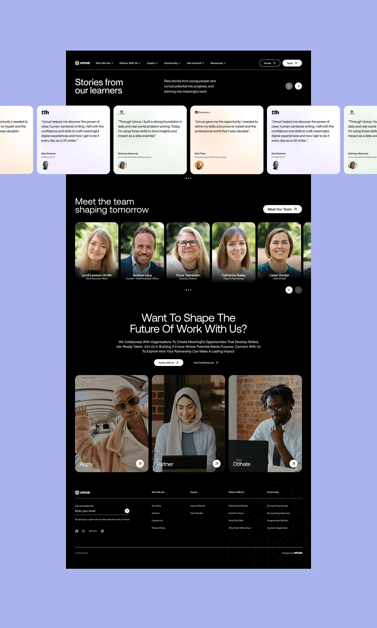 Umuzi.Org (NGO) — Website Image 3