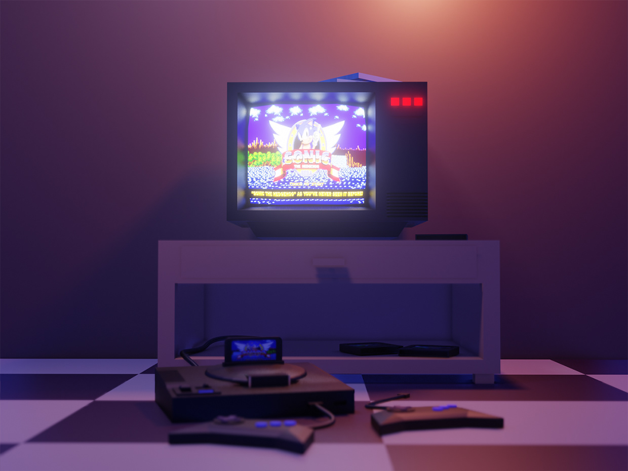 Retro gaming room Image 1