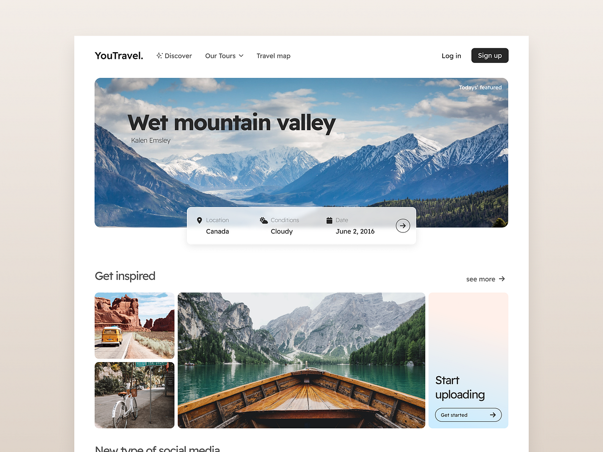 Travel photography platform