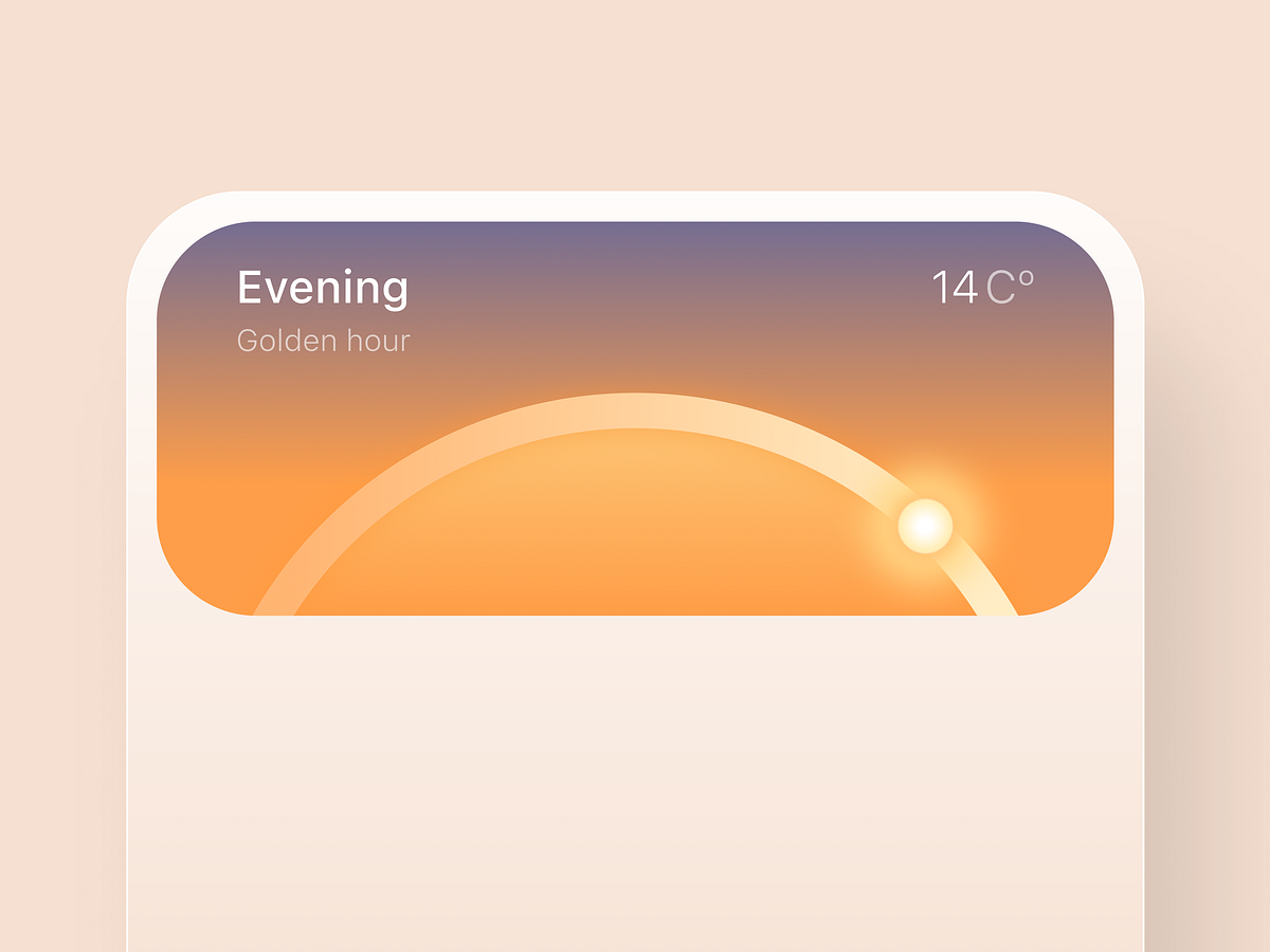 Weather app widget Image 1