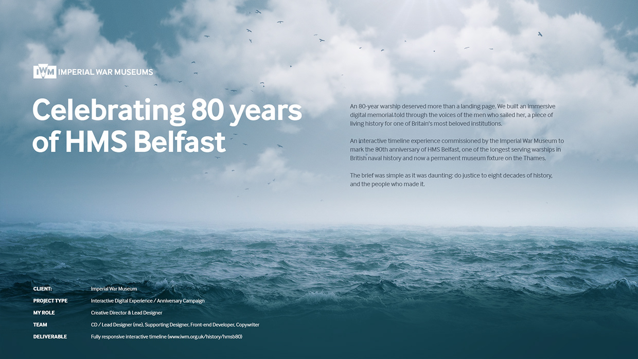 HMS Belfast 80th Anniversary Interactive Experience Image 0