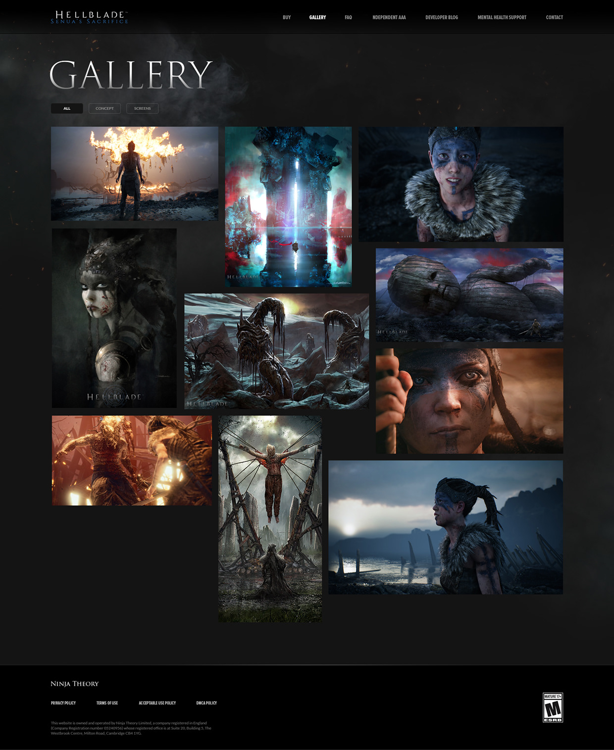 Hellblade: Senua's Sacrifice - Official Website Image 1