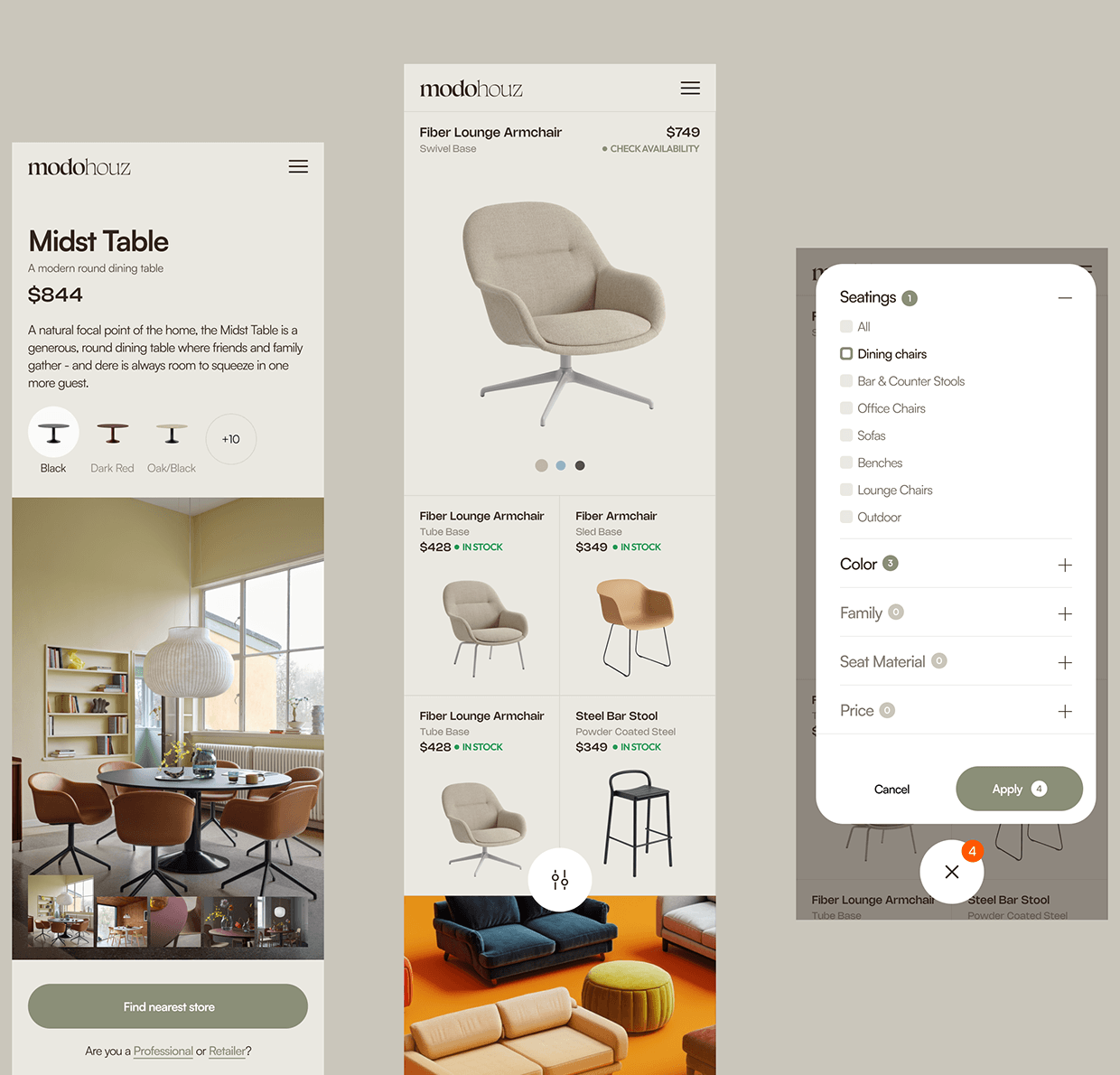 Modohouz - Furniture Store UI Image 15