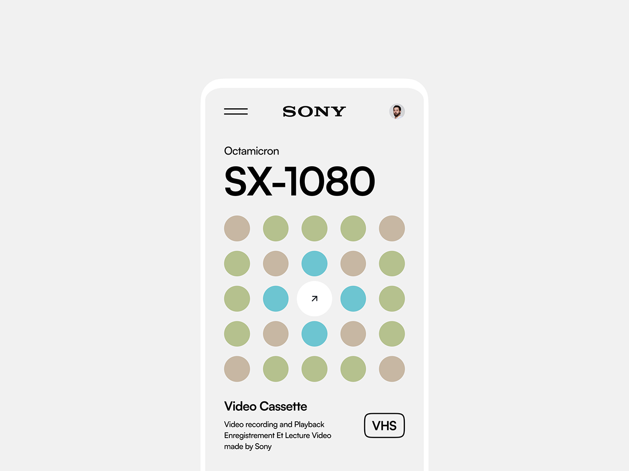 Sony VHS Visual UI Image 1