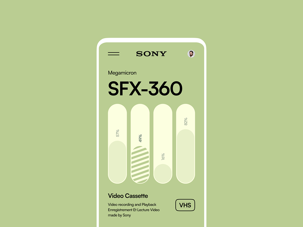Sony VHS Visual UI Image 3