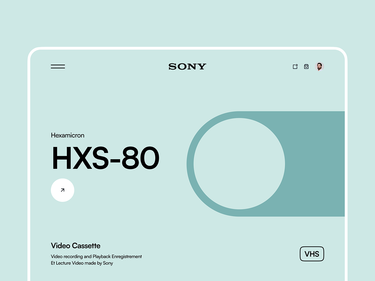 Sony VHS Visual UI Image 4