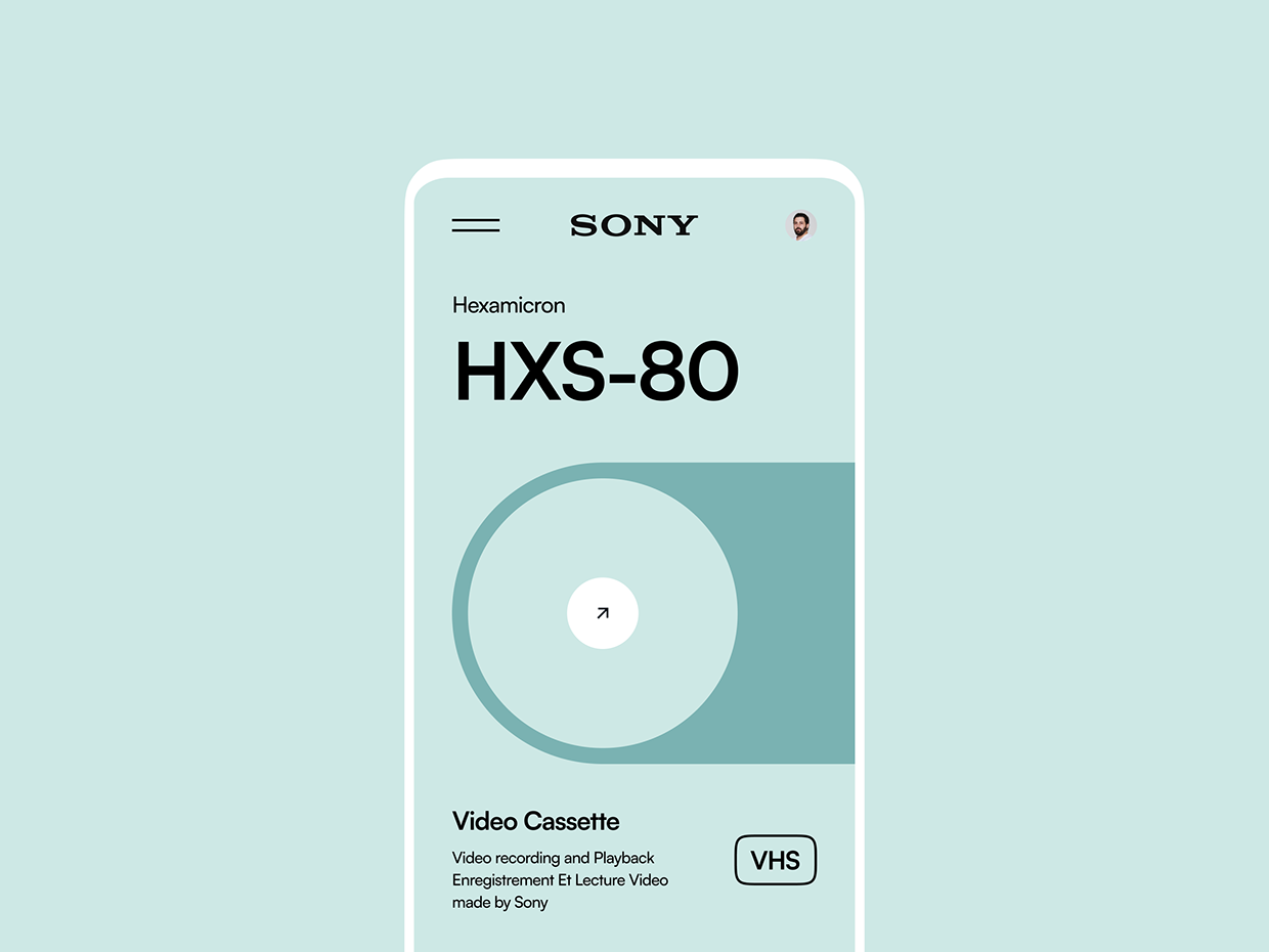 Sony VHS Visual UI Image 5