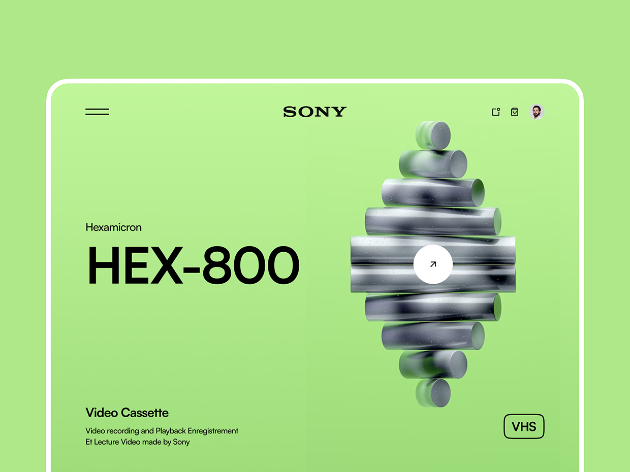 Sony VHS Visual UI Image 6