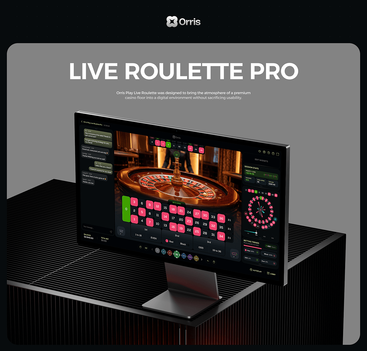 Orris Live Roulette PRO