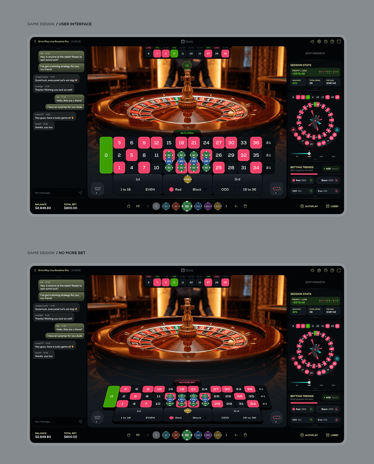 Orris Live Roulette PRO Image 4