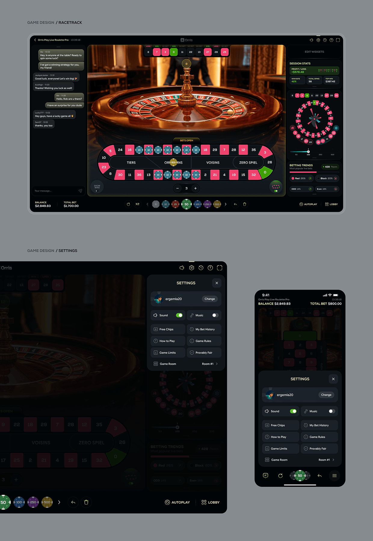 Orris Live Roulette PRO Image 6
