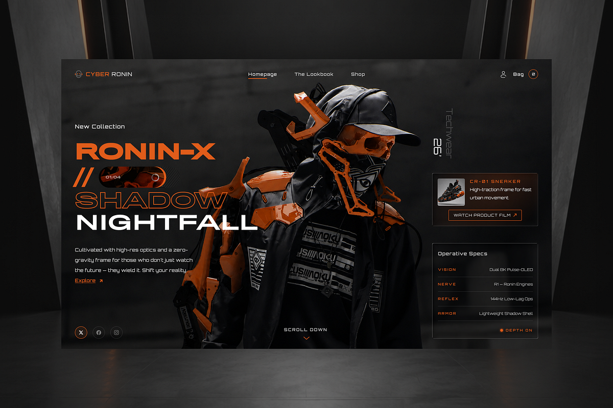 Cyber Ronin techwear Image 0