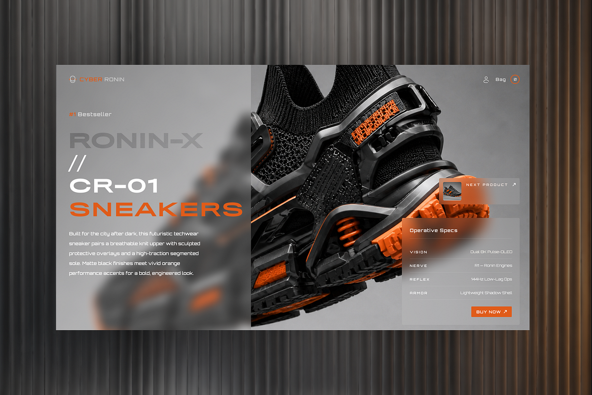 Cyber Ronin techwear Image 2