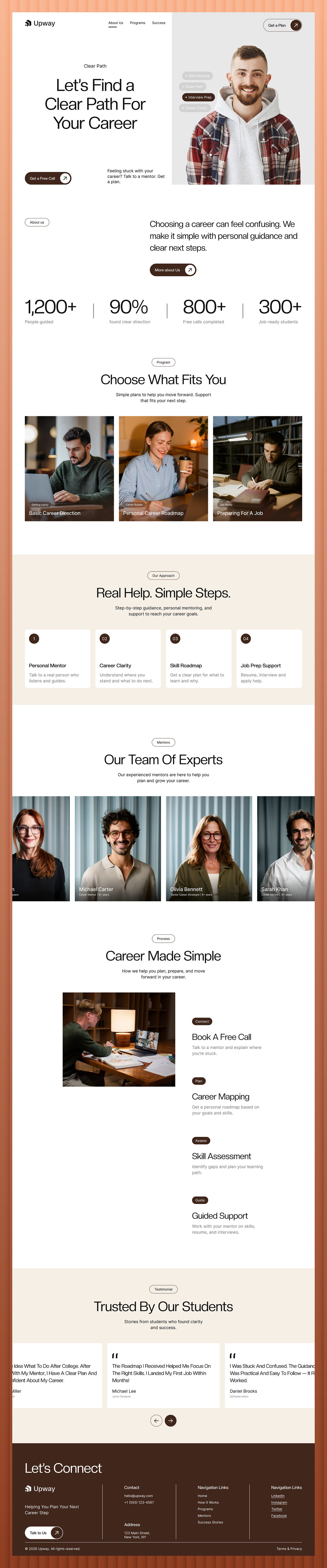 Career Coaching Website Design for Trust and Conversion Image 4
