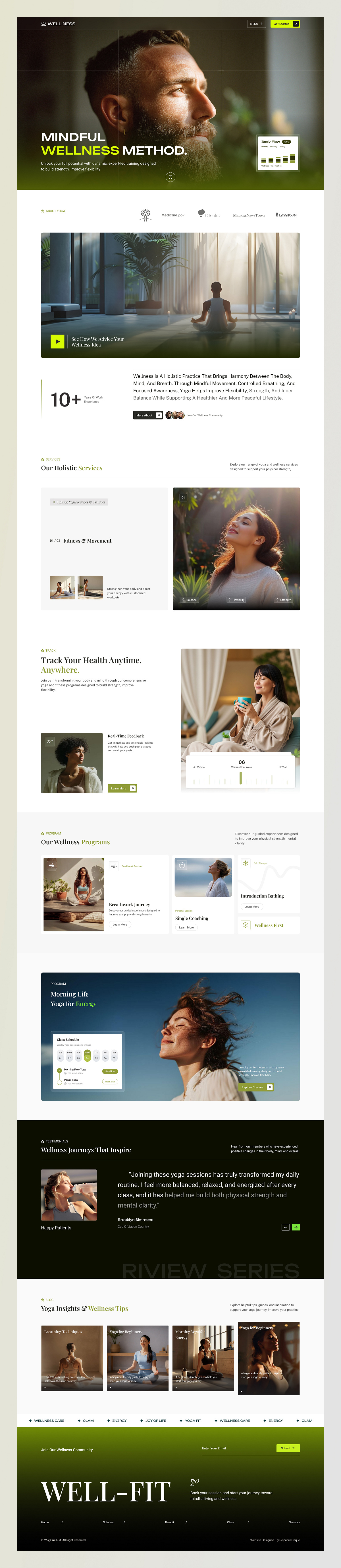 Mental Health Clinic Web Design Image 1