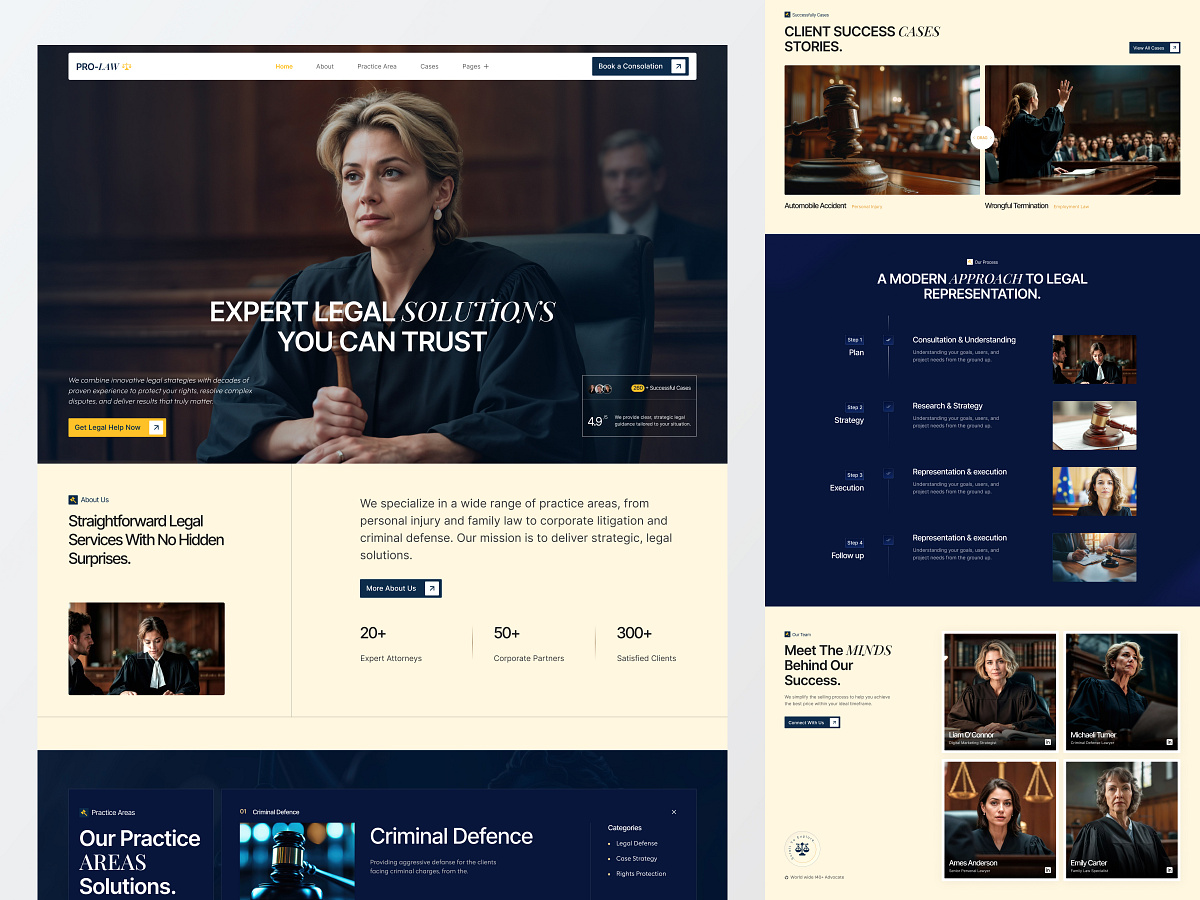 Legal Advisor Website Design